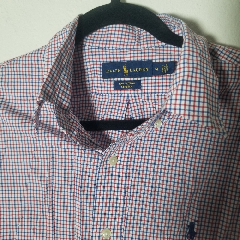 Polo by Ralph Lauren Men's Red Checkered Shirt - Picture 3 of 3